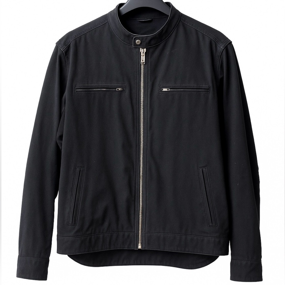 Duluth Trading Co Black Cotton Blend Jacket